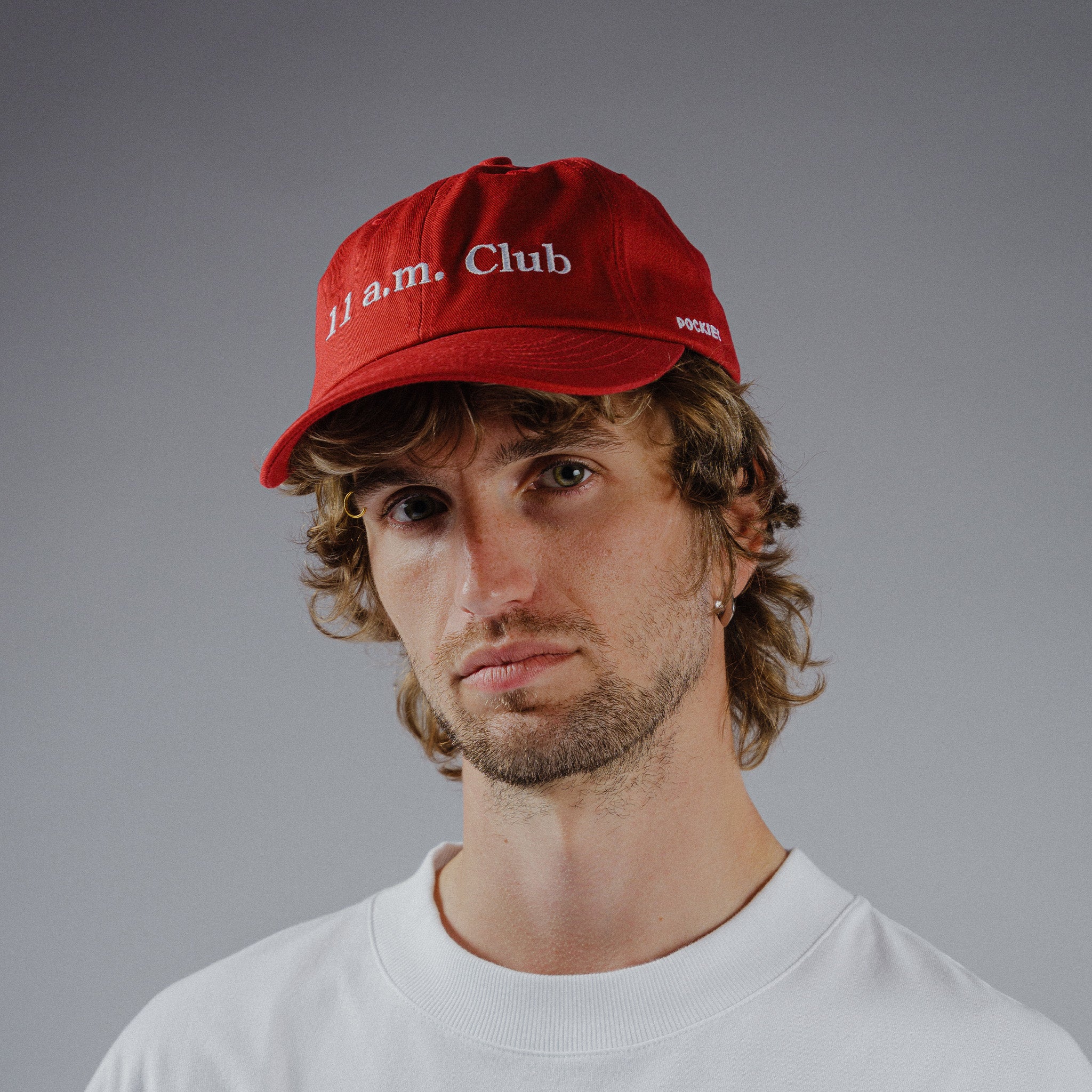 11 a.m. Dad Cap - Red