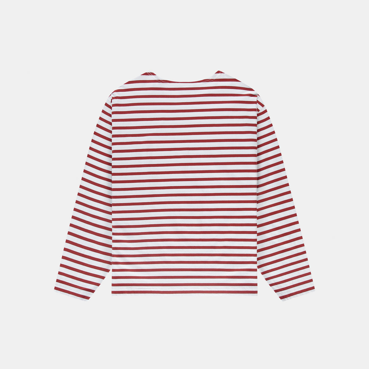 Oversized Boat Neck L/S - Red