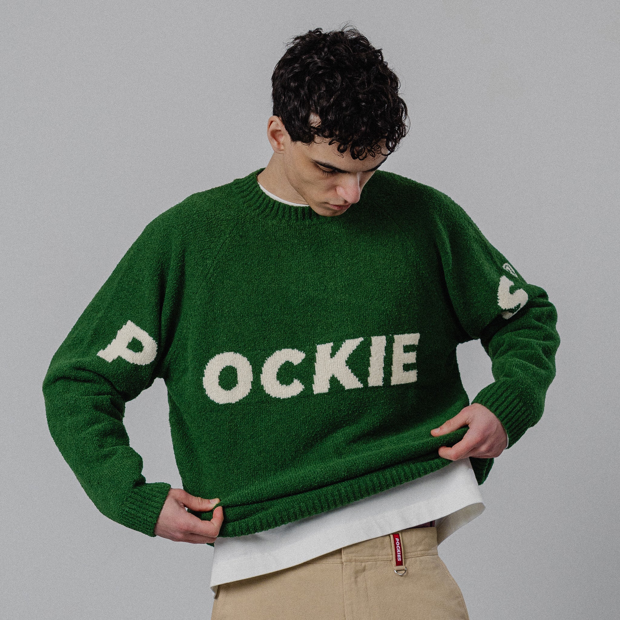 Boucle Knit - Grass