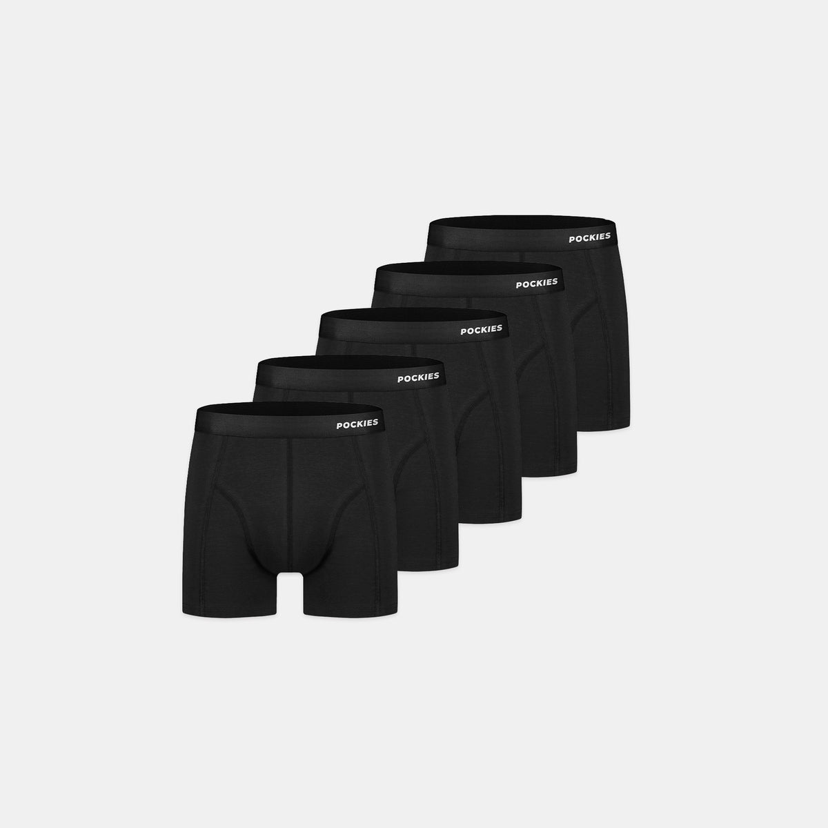 5-Pack Black Briefs