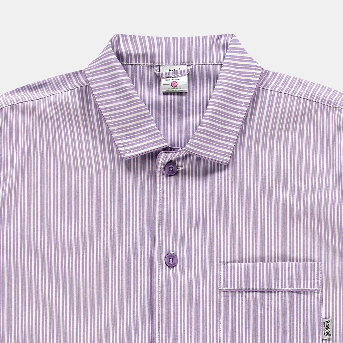 Lavender Stripes Pyjama Shirt