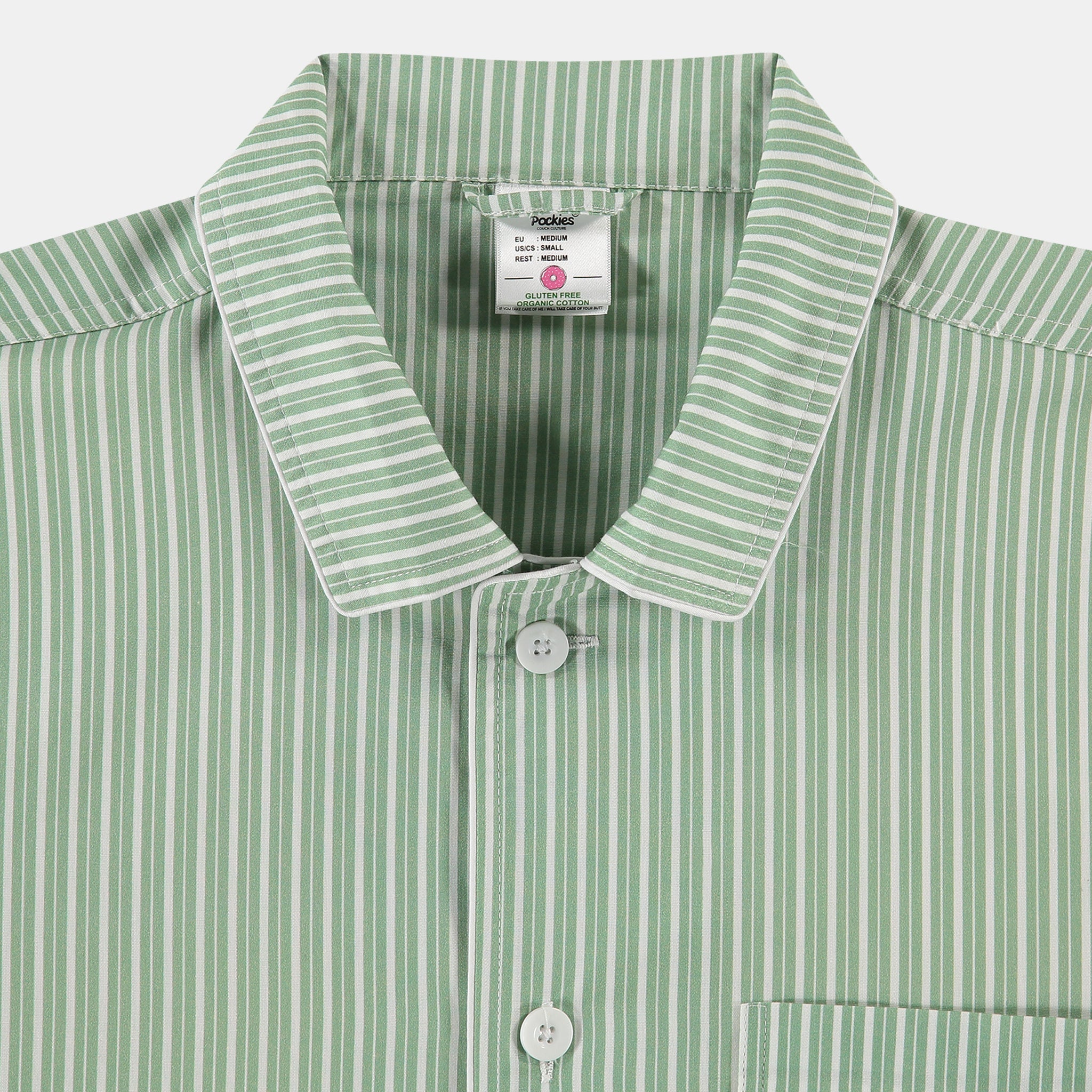 Green Doubles Pyjama Shirt